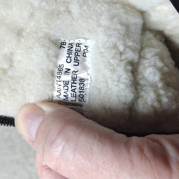 Polo Sport women's brown suede zip winter boots with wool lining. Size 7 - Picture 6 of 13